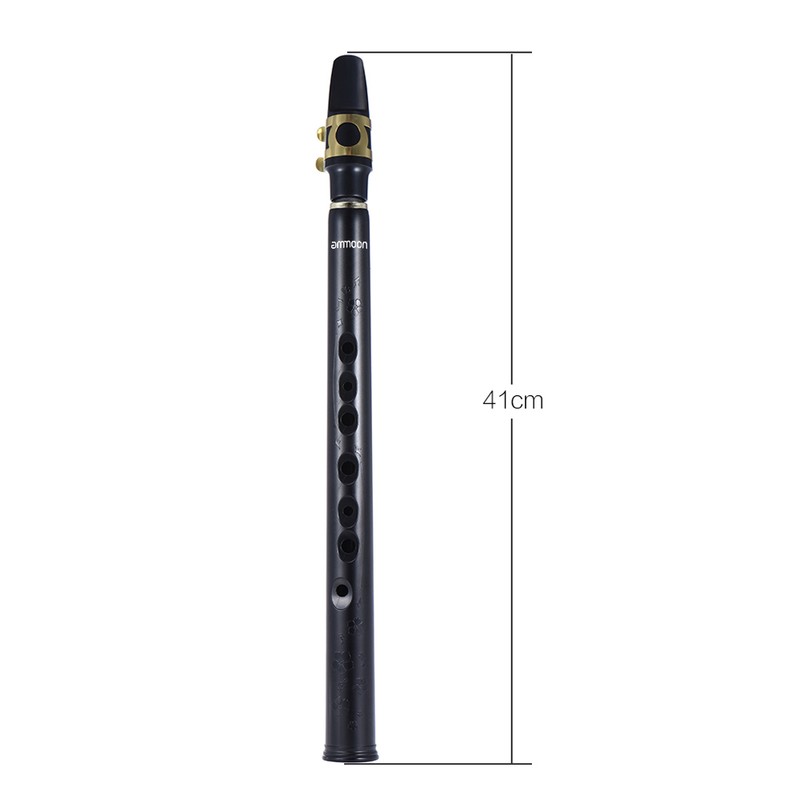ammoon Mini Pocket Bb Saxophone Sax ABS with Alto Mouthpieces