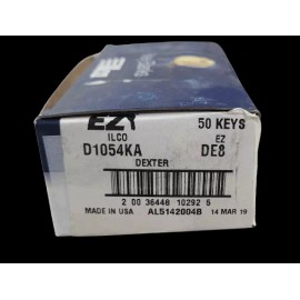 ILCO 10-PACK - ILCO Dexter Nickel Plated House Key DE8 - D1054KA