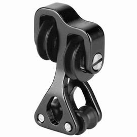 Aluminium Alloy Archery Compound Bow Cable Slide String Splitter Roller Glide Black