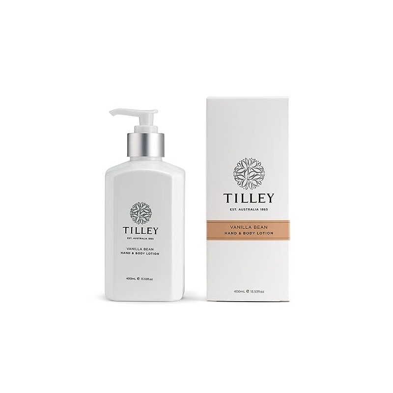 Tilley Classic White Vanilla Bean Hand and Body Lotion 400