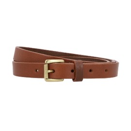 Gusti Genuine Leather Belt - Birgit Belt Leather Belt with Golden Buckle Simple Women's Brown 80 cm, brown
