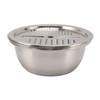 3pcs Stainless Steel Drain Basket Vegetable Cutter 3 in 1