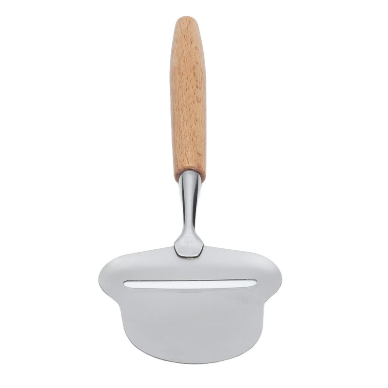 Stainless Steel Cheese Slicer- Multi-Functional Cheese Slicer -Wood Handheld Slicer