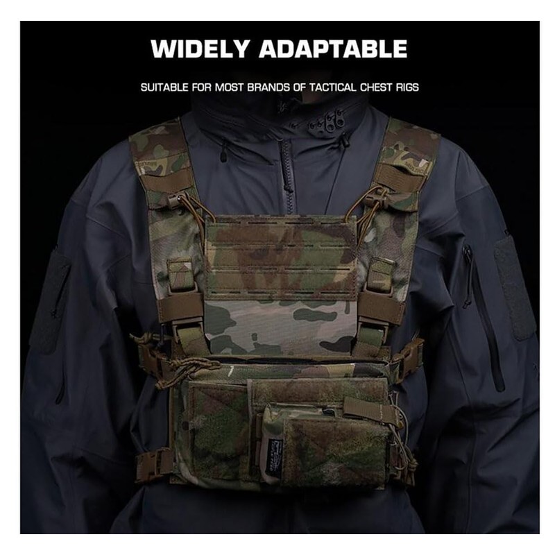 Tactical Modular Panel with Hook and Loop for Tactical Chest