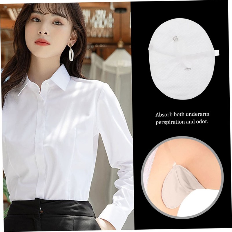 Baluue Underarm Sweat Absorbing Pad Cotton Armpit Pads Underarm for