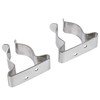 Seachoice Spring Clamps, Pack of 2, Polished Stainless Steel, 1-1.75