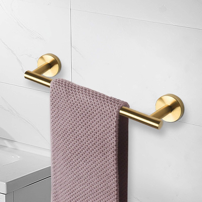 NearMoon Bathroom Towel Bar, Bath Accessories Thicken Stainless Steel Shower