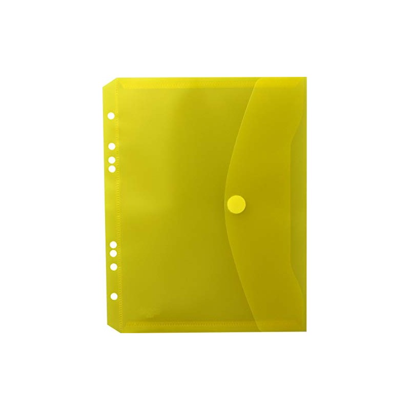 EXXO by HFP 35053 Document Folders A5 Landscape Transparent Yellow