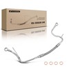 A-Premium Turbo Turbocharger Oil Pressure Hose Line Compatible with Volkswagen