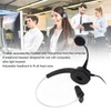 Call Center Headset Mono Noise Cancelling Dual 3.5mm Plug Computer