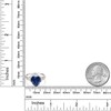 Gem Stone King 3-6 Cttw Heart Gemstone Birthstone White Moissanite