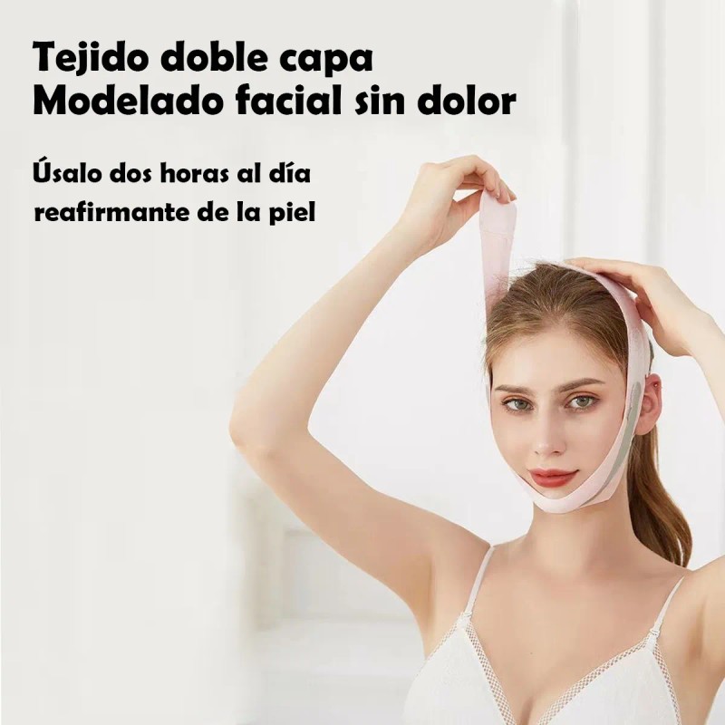 Faja Mentonera Reduce Papada Correa Adelgazante Facial Antia