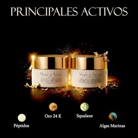 MARIE D' ARGAN Dúo Crema Facial Oro 24K Día Y Noche de 50g c/u
