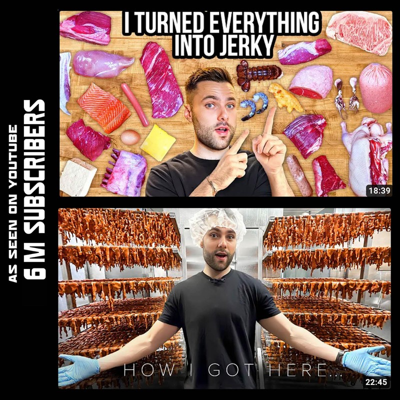 MaxJerky Sichuan Chili Crisp Beef Jerky, 104 Grams of Protein,