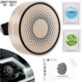Unbranded Car Outlet Aromatherapy Essential Oil Diffuser Clip Gold Air Vent Freshener