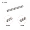 sourcing map 5x50mm Dowel Pins, 10pcs 304 Stainless Steel Round