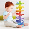 Quercetti - Quercetti-6501 Spiral Tower Pista per Biglie Prima Infanzia,