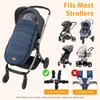 Zooawa Stroller Bunting Bag Universal, Waterproof Baby Stroller Footmuff, Christmas