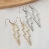 Lightning Bolt Earrings for Women Gold Lightning Bolt Earrings Statement