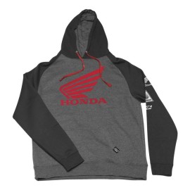 Factory Effex Men's Honda Wing Hoody 2XL Charcoal/Black 22-88308