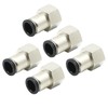 EATAKWARD 5 Pack 1/4 NPT Push to Connect Fittings, 1/2
