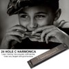 24 Holes 12 Tone C Key Harmonica Mouth Organ Musical