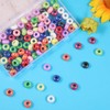 100 Pcs Beads with Large Holes Mixed Colors Chunky Beads