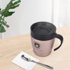 Stainless Steel Coffee Cup Spoon Push Wide Mouth Mini Size