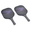 2PCS Pickleball Paddles Set Fiberglass Lightweight Pickle Ball Rackets with