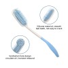 Fanwer Long Reach Handled Comb and Hair Brush Set for