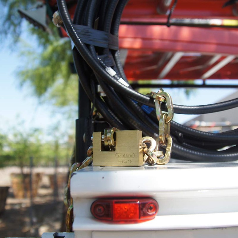 ABUS 82/90 Monoblock Brass Padlock Keyed Alike