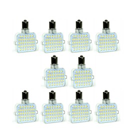 NAKED BULB NK-1141-450CW LED Replacement EMI Suppressed Vented Bulb, BA15s - i.e. (1141 Type), 450 Lumen 8-30Volts Cool White (10 Pack)