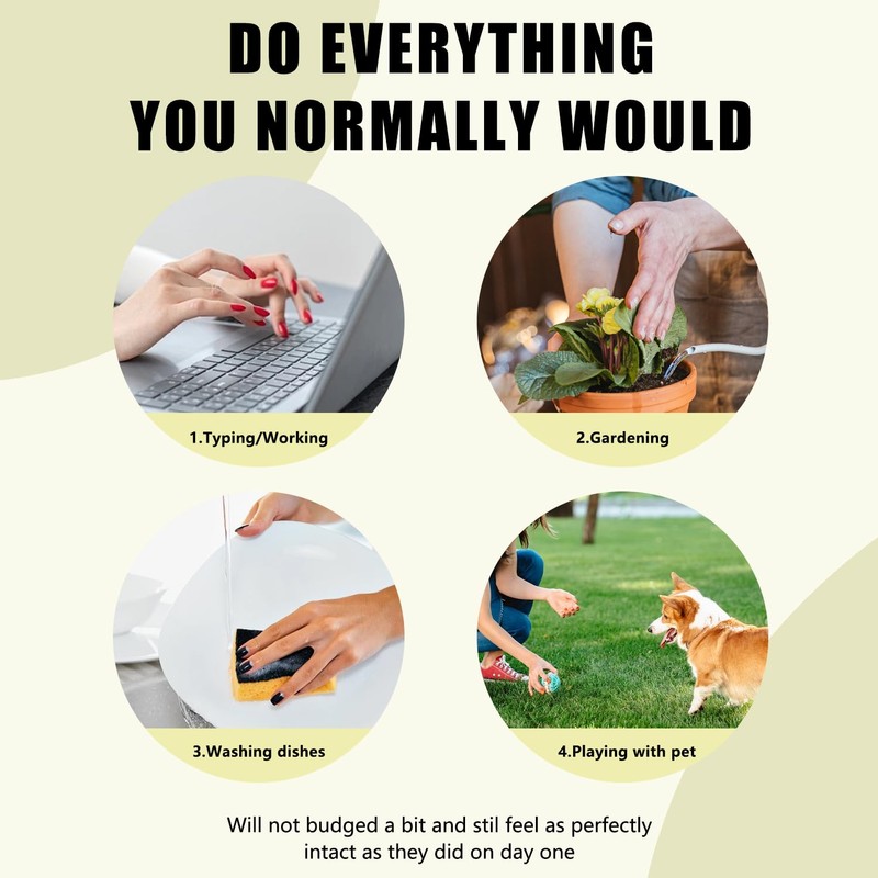 Short Almond Press on Nails OFDNE Cobalt Blue Fake Nails