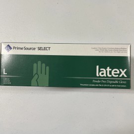 Prime Source LATEX DISPOSABLE EXAMINATION GLOVES-POWDER-