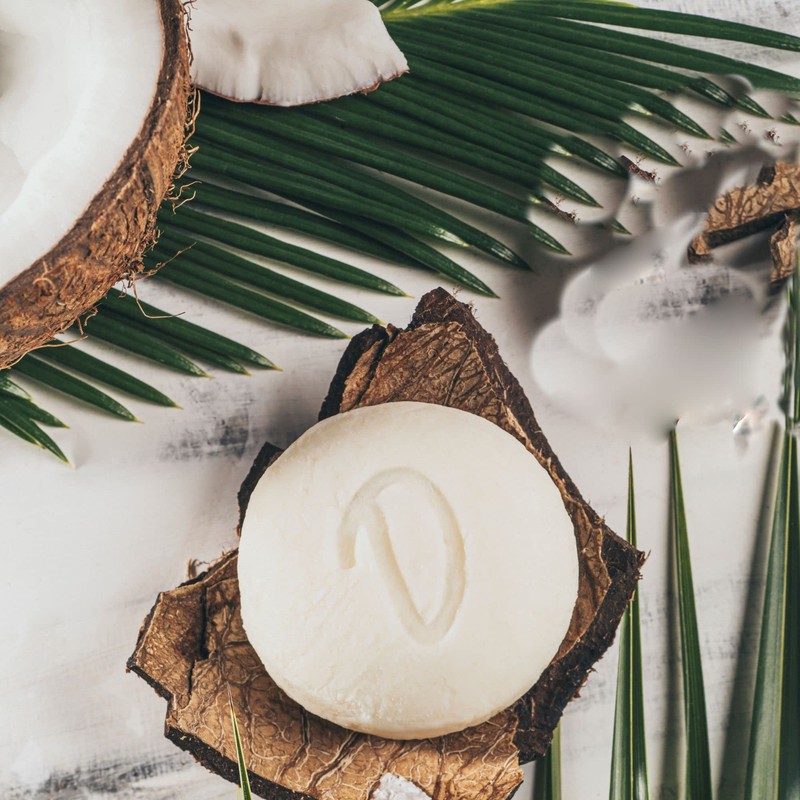 Duschkind Solid Shampoo Solid Shower Gel Natural Cosmetics Coconut 4-in-1