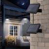 ABZXT Solar Pendant Lights Upgraded Bulb Lights IP65 Waterproof Dusk