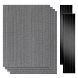 DKARDU 400 x 300mm Fan Dust Filter, Computer PC Case Cooler Fan Dust Mesh Grills, Fan Dustproof Case Cover for Computer Cooler Fan, Magnetic Frame, Black (4 Pack)