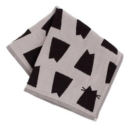 Blooming Atsuko Matano 181007-0008-01 Large Triple Gauze Handkerchief, Cat (Beige/100% Cotton), Gauze Handkerchief, Imabari Gift, Gift, beige