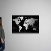 CANVAS ON DEMAND World Timezone map Wall Decal, Map Artwork
