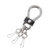 H.N.Z kil-004 Italian Leather Genuine Leather Carabiner Hook Key Chain,