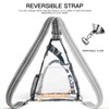 LATMAP Clear bags Stadium Approved Crossbody Sling Bag Fanny Pack
