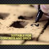 Artline Professional Concrete Permanent Markers with Durable 1.5mm Bullet Tip,
