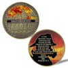 Firefighter Challenge Coin Fire Rescue Prayer Coin