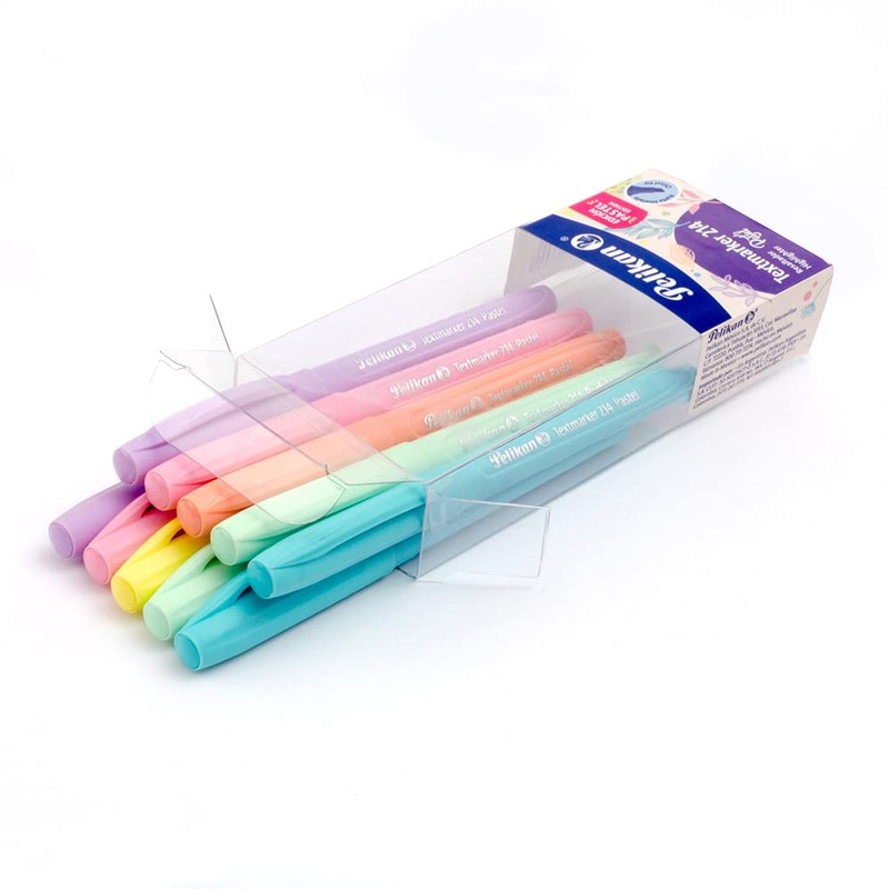 Marcatextos 214 Pastel Pelikan Con 10 Piezas