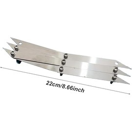 3 Point Center Finder,Precise Measurement & Equal Spacing Layout Tool for Welding and Woodworking, Ideal for Marking