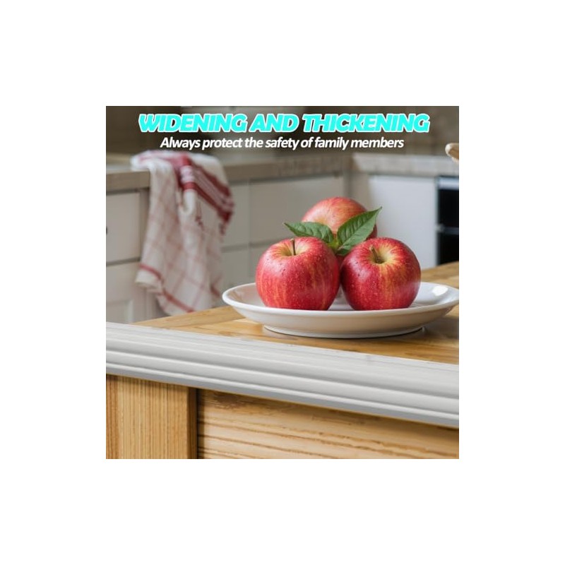 20FT Flexible Wall Corner Protector Moulding Trim, Peel and Stick