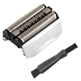 Elektrischer Rasierkopf für Braun Series 7, Scherkopf Ersatzköpfe, Elektrorasiererkopf Ersatzteil für Braun S7, Ersatzklingen Folienkopf Zubehör für Rasierapparate mit Rasierer Reinigungsbürste (70S)