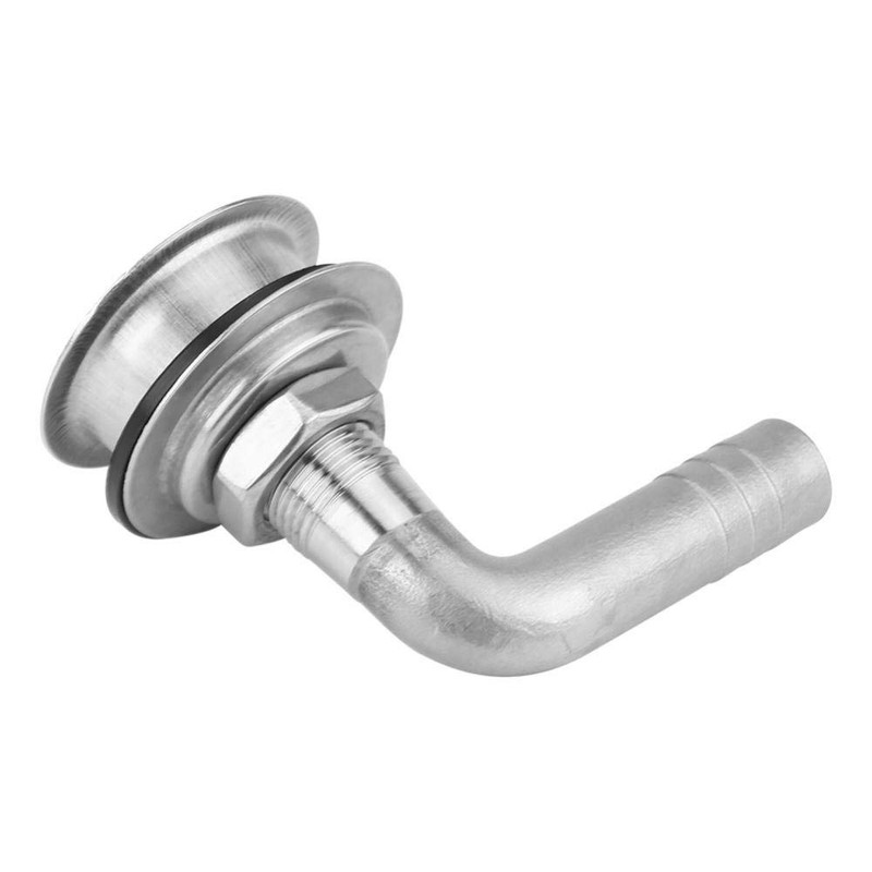 Suuonee Boat Fuel Tank Vent, Universal 5/8" Hose 90 Stainless
