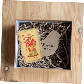 Operitacx God of Fortune Card Amulet Spiritual Amulet for Purse Luck Card Portable Amulet Chinese Charm Amulet Chinese Style Fine Craftsmanship