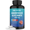  BIO NUTRI Magnesium Glycinate 500mg - 240 Capsules for Sleep, Stress Relief, and Bone Support